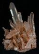 Tangerine Quartz Crystal Cluster - Madagascar #32248-1